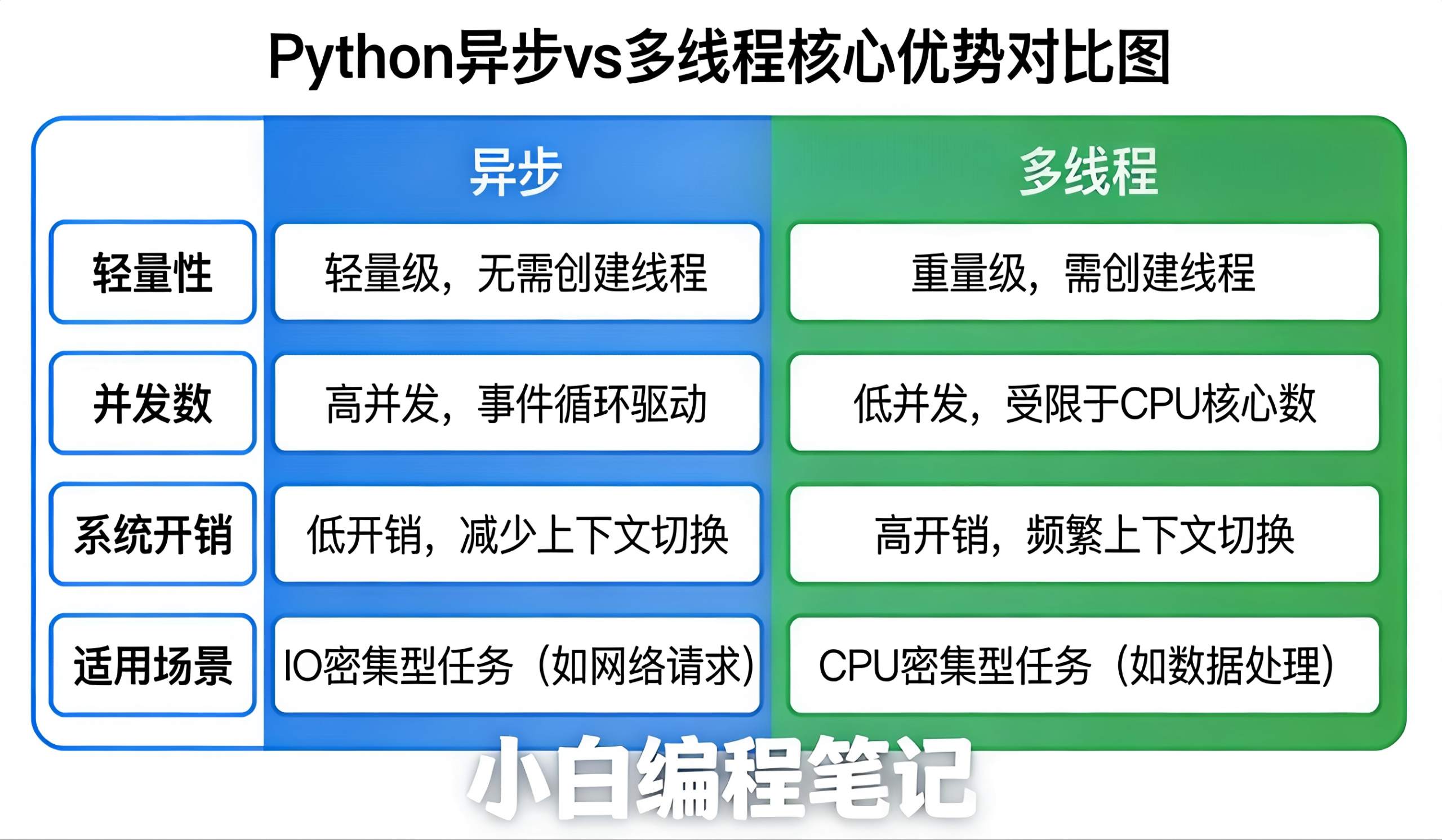 Python异步编程asyncio 事件循环调度协程流程示意图