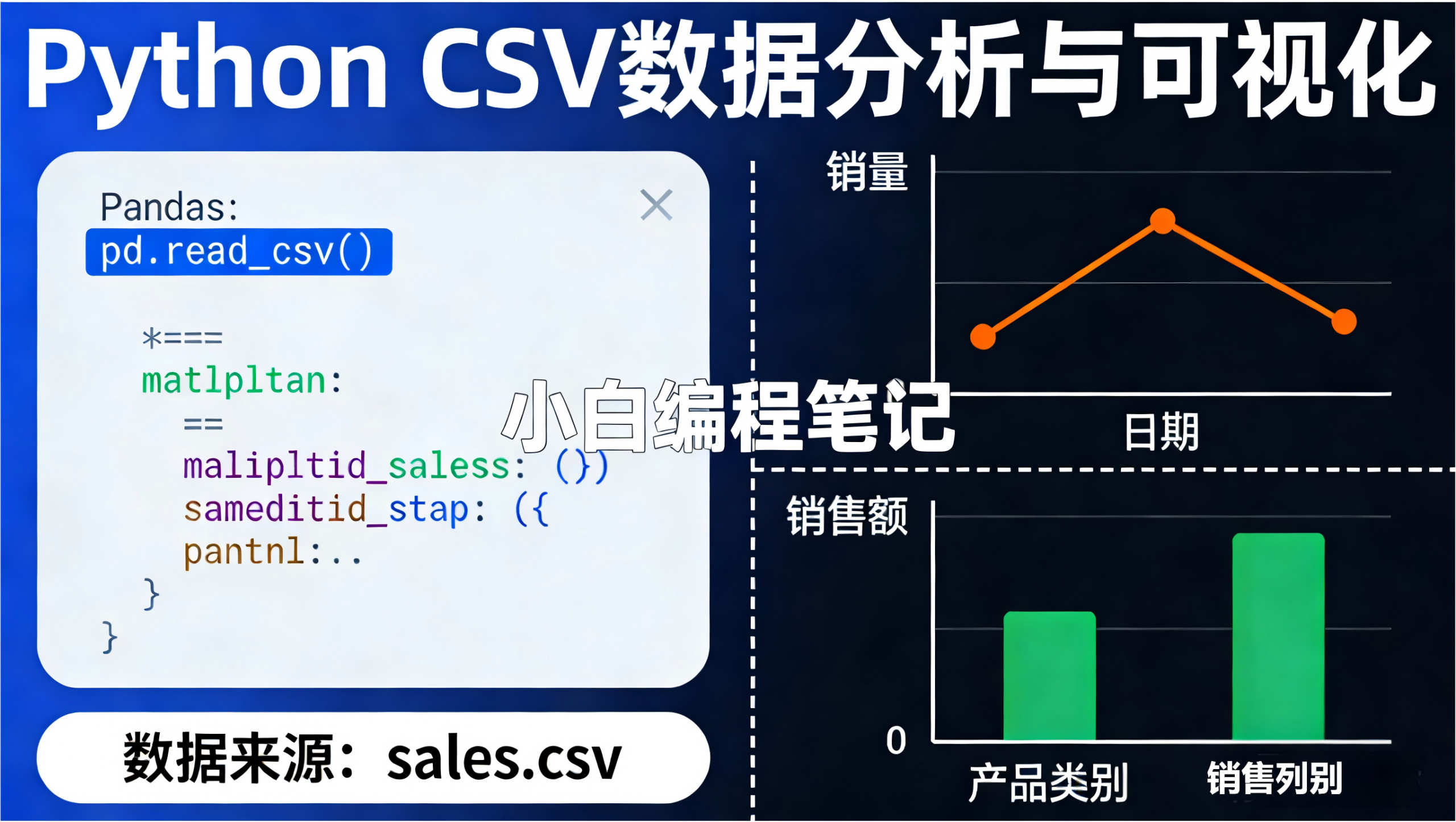 Python CSV数据分析与可视化项目运行效果展示