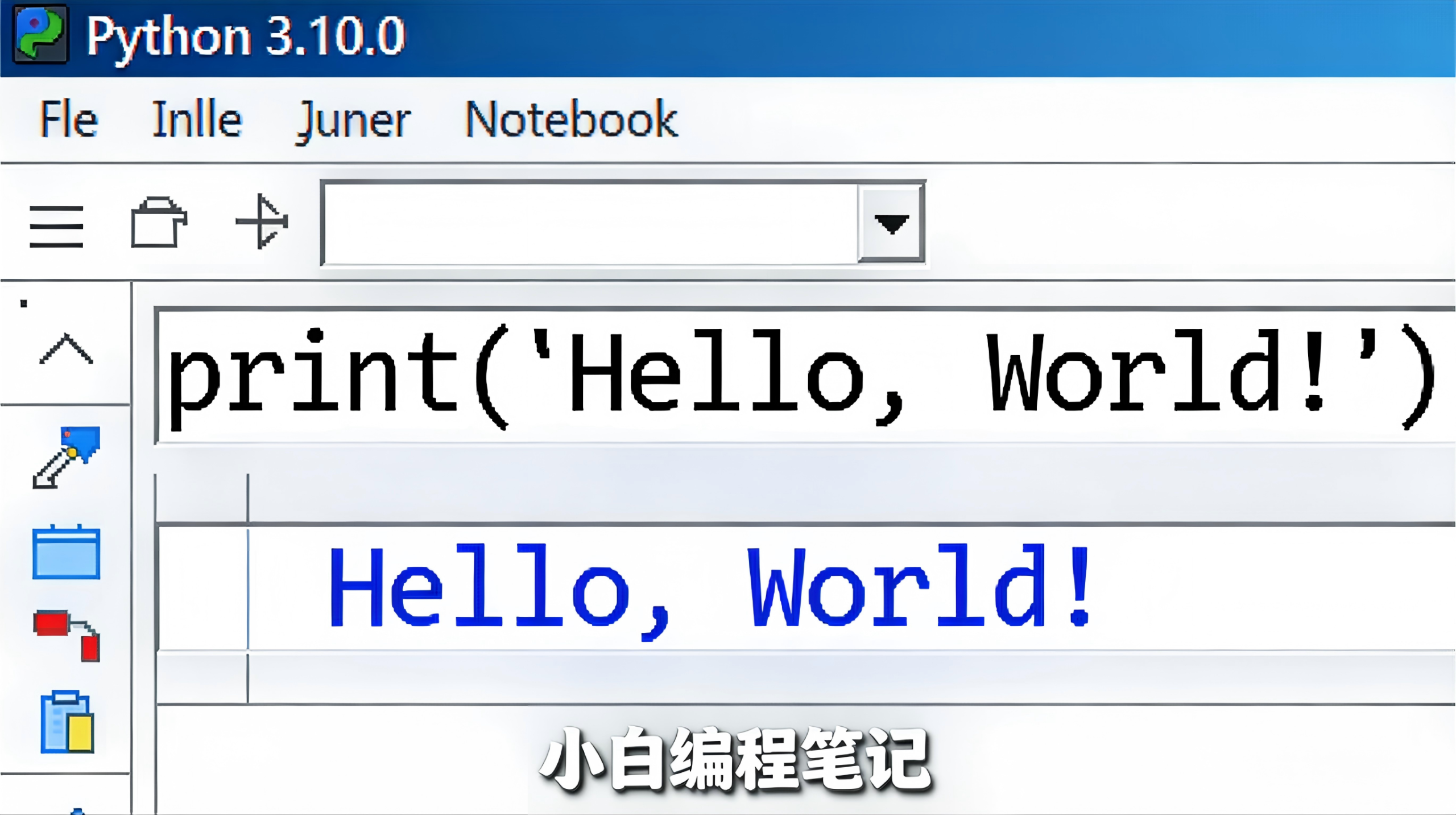 Python零基础安装教程 Windows CMD命令行 运行第一个Python代码print输出效果示意图